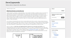 Desktop Screenshot of developeando.com