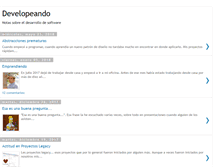 Tablet Screenshot of developeando.com